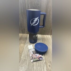 NHL 40oz Tampa Bay Lightning Tumbler W/Lid No Straw, Has minor imperfections
